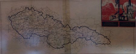 železniční mapa ČSR